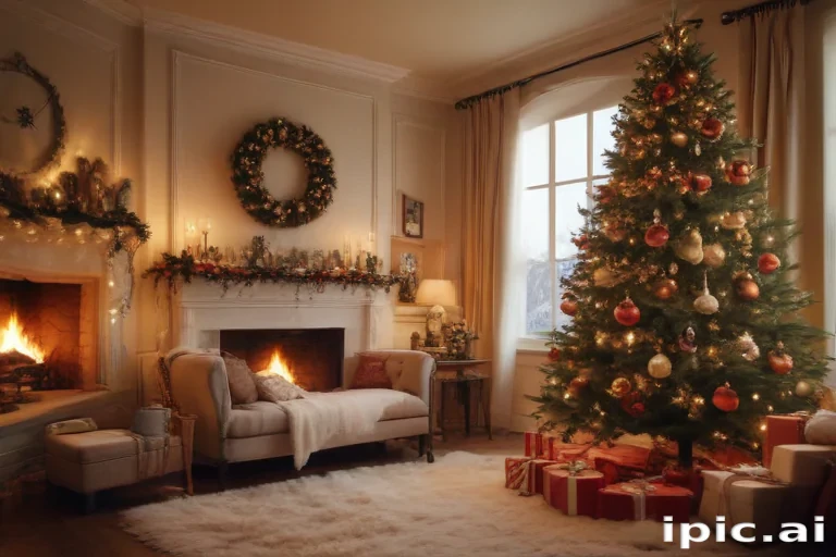 aesthetic christmas background