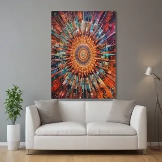 wall art mock up