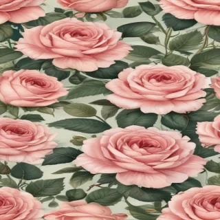 vintage rose illustration