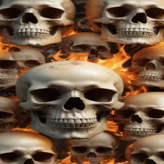 skull background