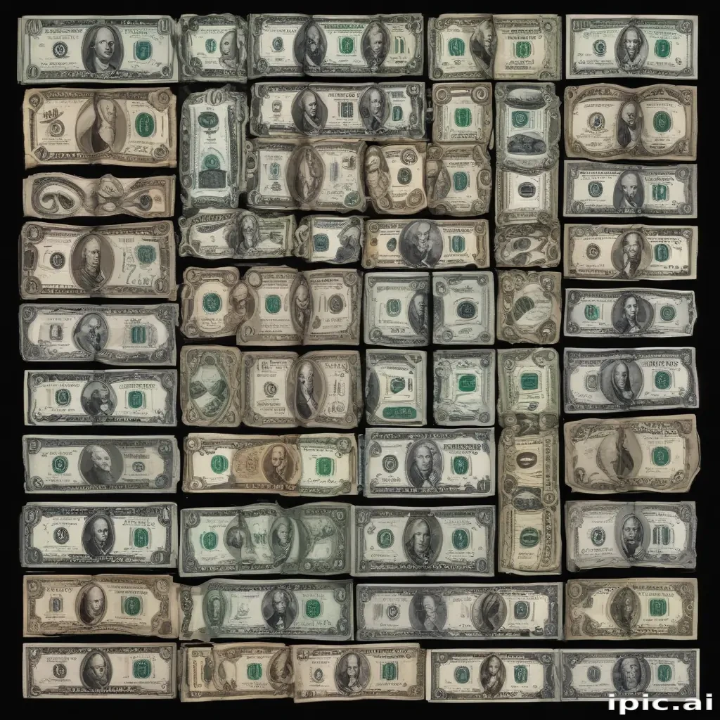 money with transparent background