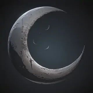 crescent moon transparent background