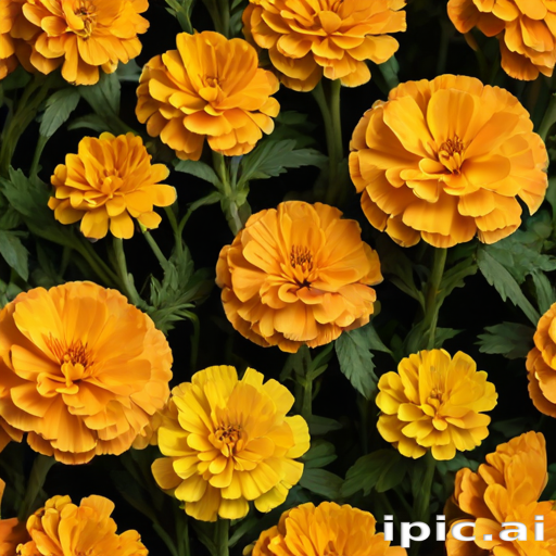 marigolds transparent