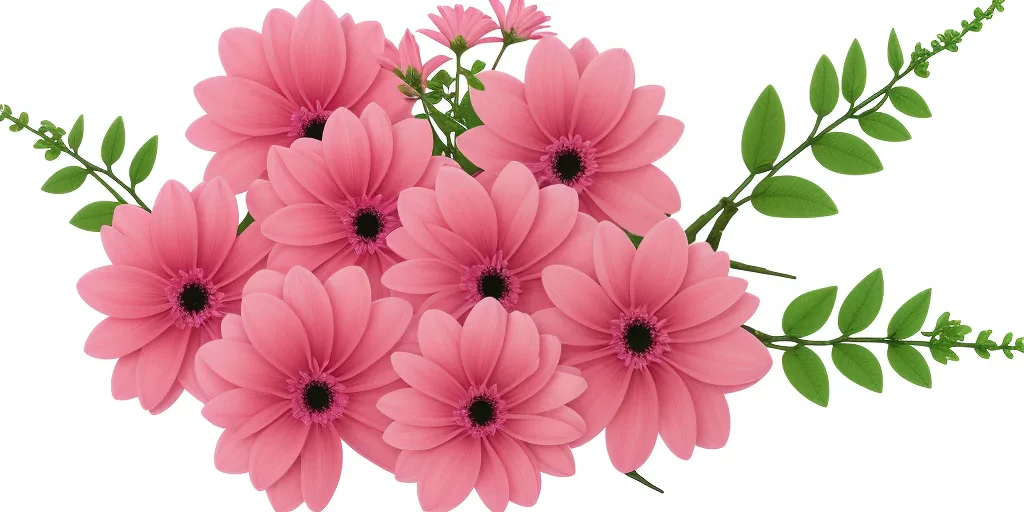 pink flowers png