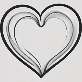 outline heart png