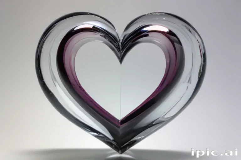aesthetic transparent heart