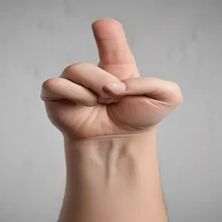 thumbs down