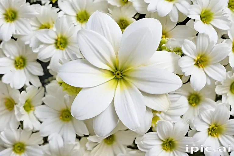 background white flower