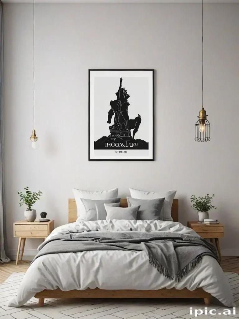 mockup wall art