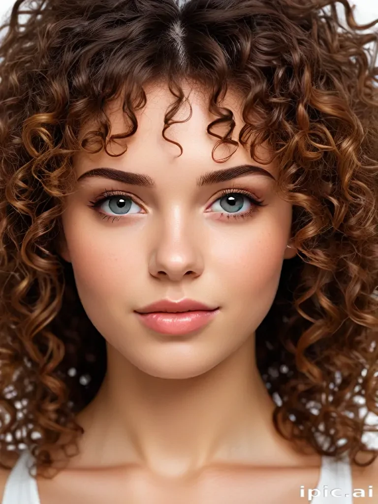 curly hair png