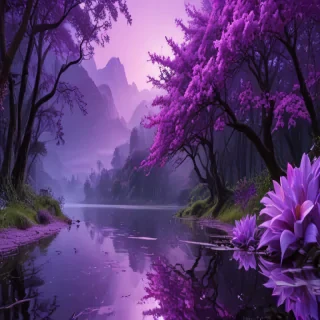 purple wallpaper cute