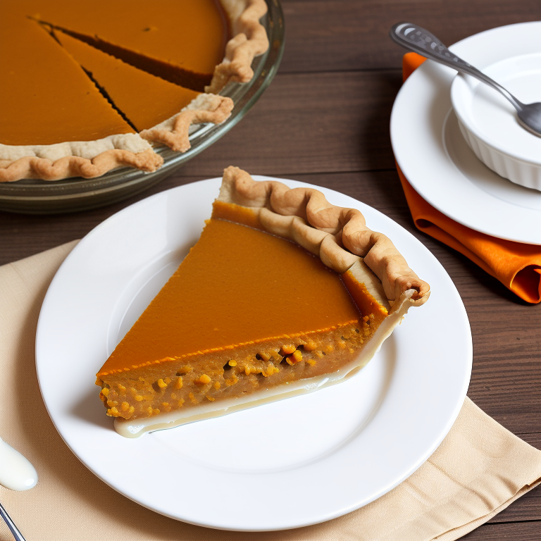 recipe for pumpkin pie without evaporated milk