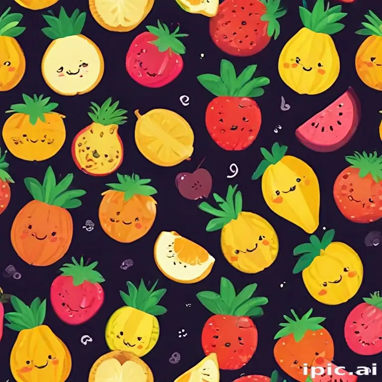 cute fruit backgrounds