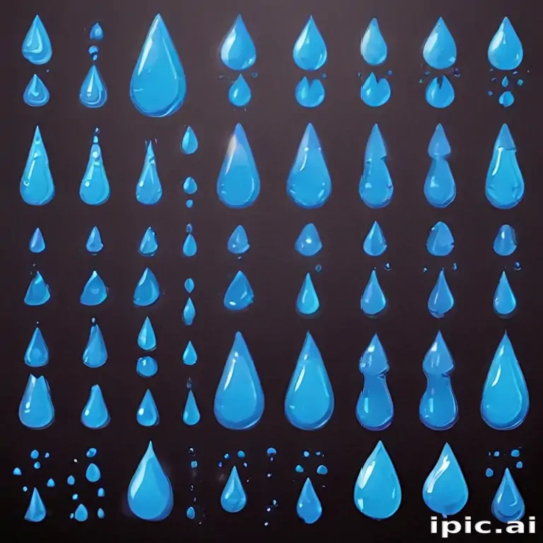 water drops clip art