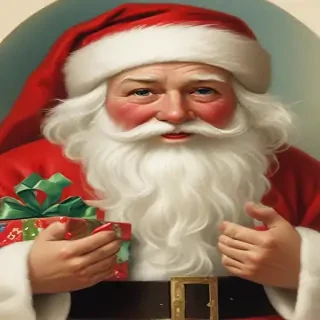 vintage santa images