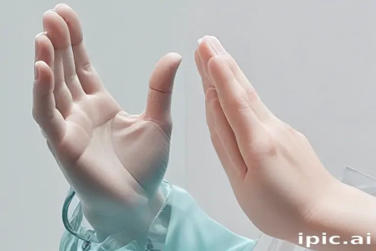 transparent praying hands