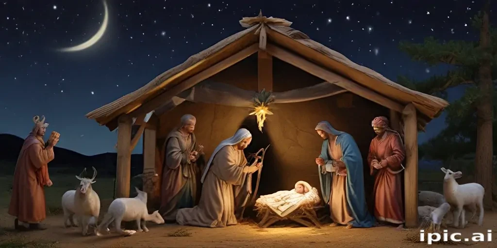 merry christmas nativity images free