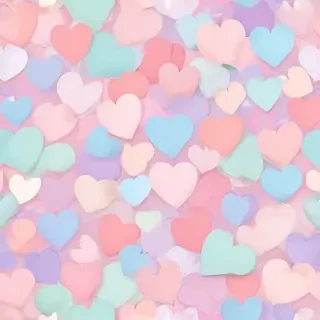 pastel heart background
