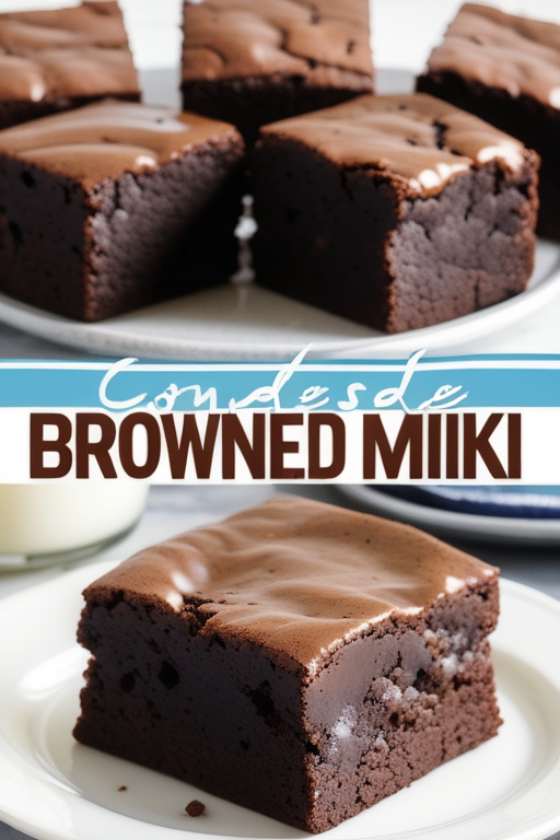 brownie recipe with condensed milk