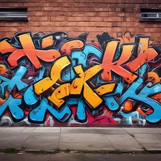 graffiti art background