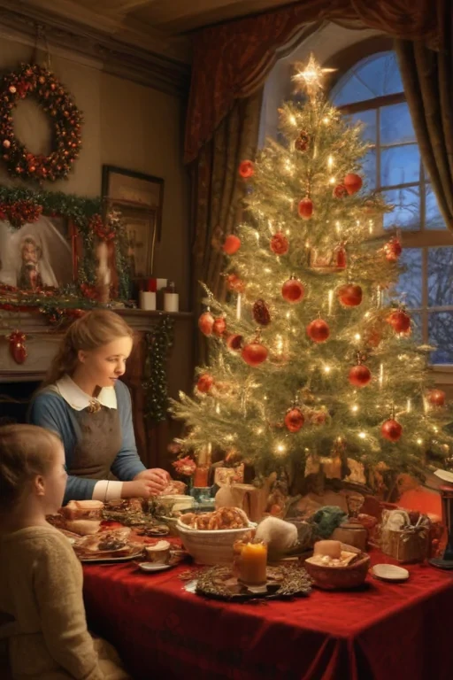 antique christmas images