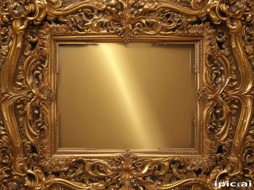 fancy gold frame