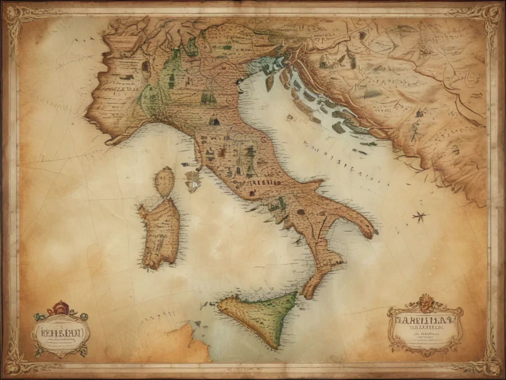 map of italy