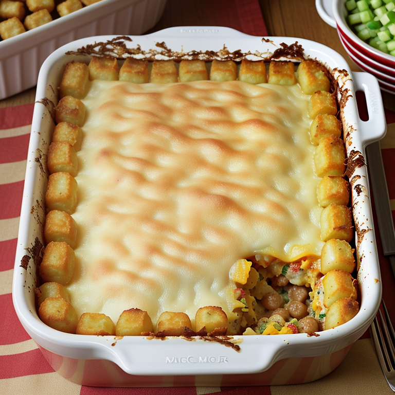 big mac tater tot casserole
