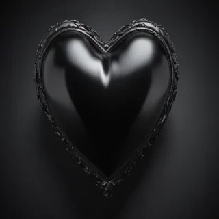 black heart image