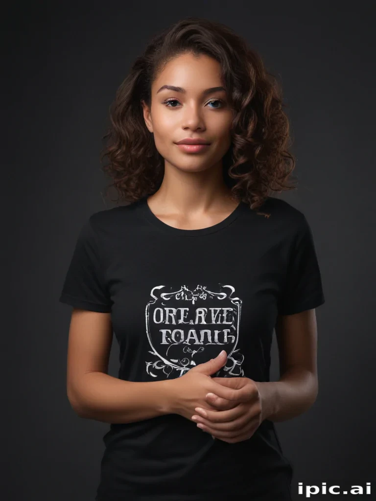 black tee png