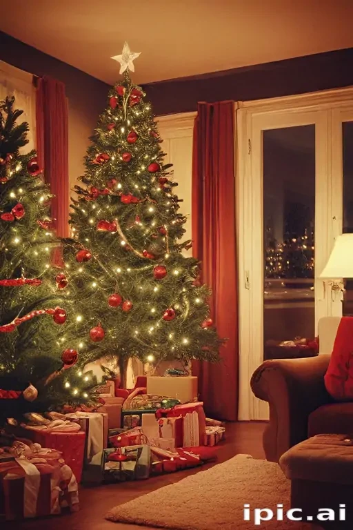 retro christmas image