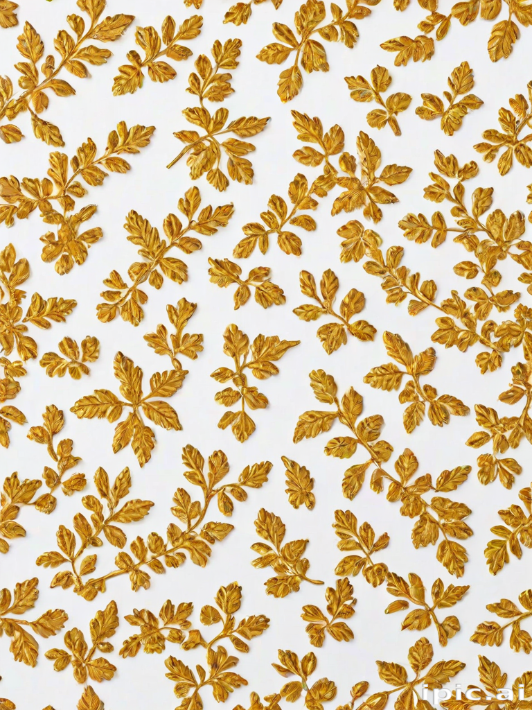 white background gold