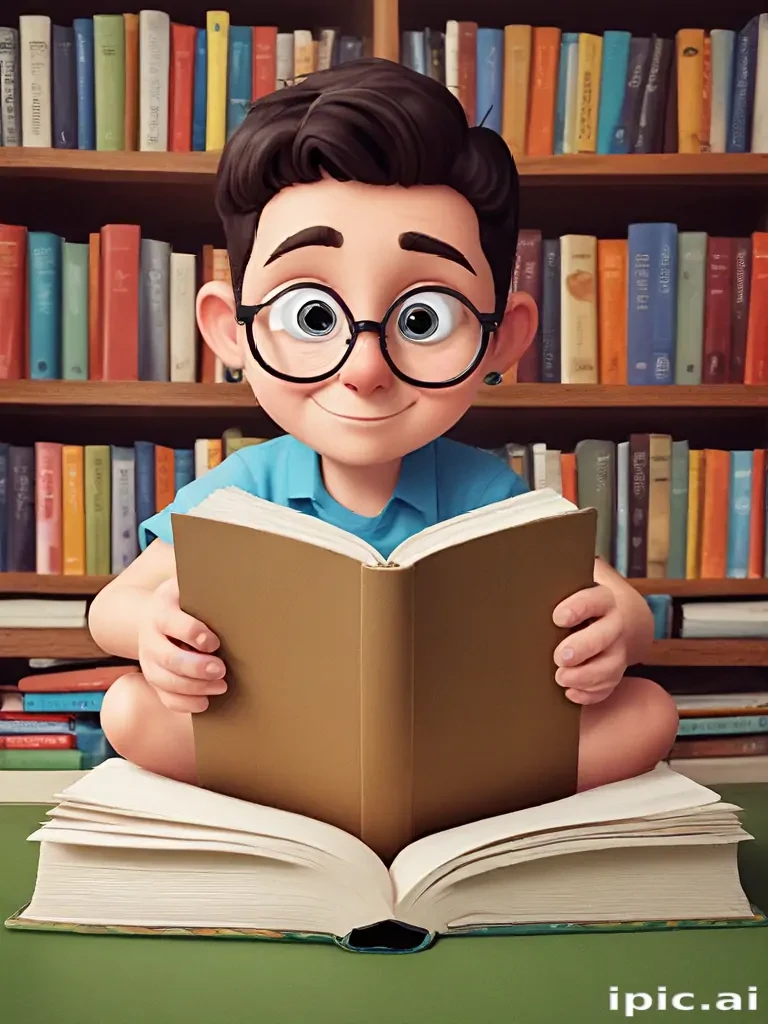 book cartoon image
