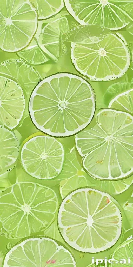 lime green background