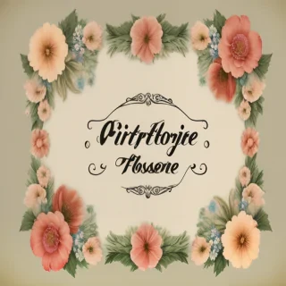 vintage floral png