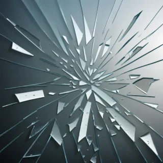 broken glass background
