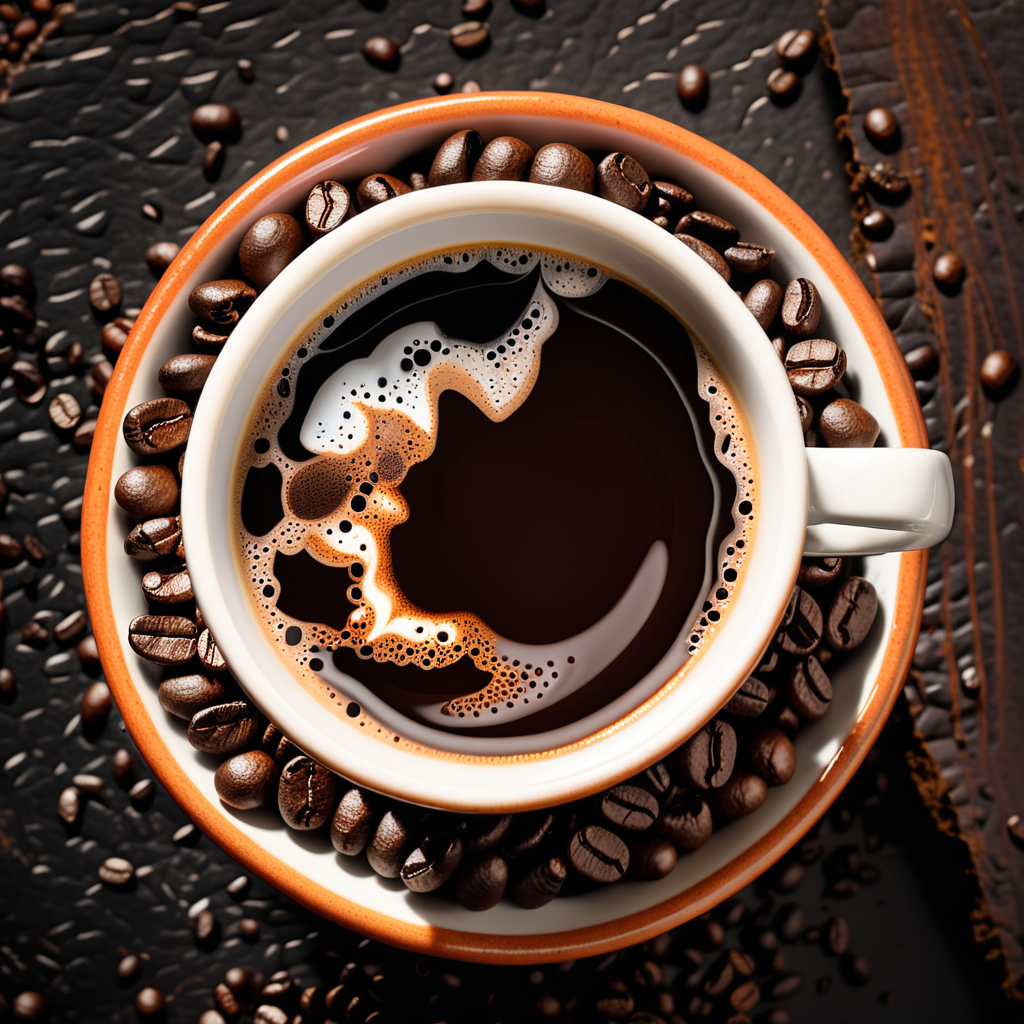 how much caffeine in dark roast coffee