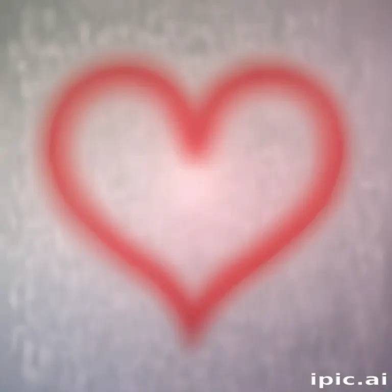 blurred heart