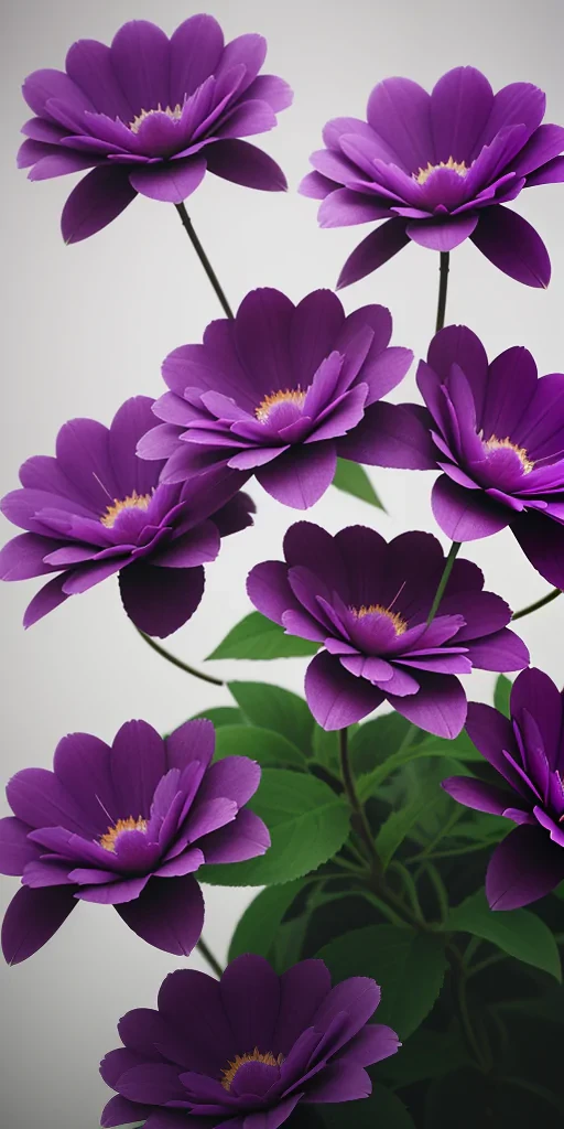 purple flowers aesthetic