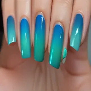 blue green gradient