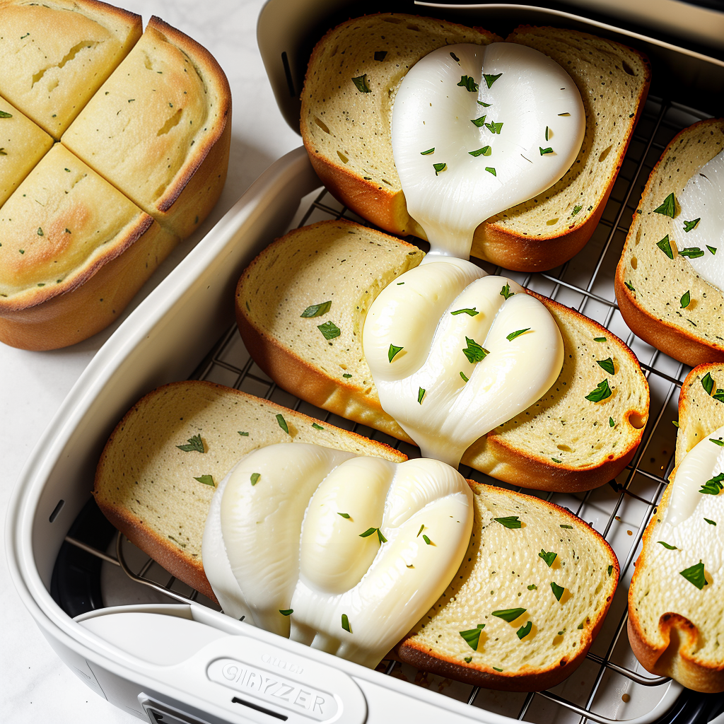 air fryer frozen garlic bread