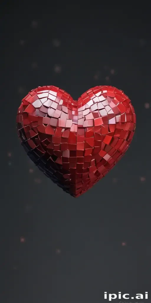 pixelated heart png