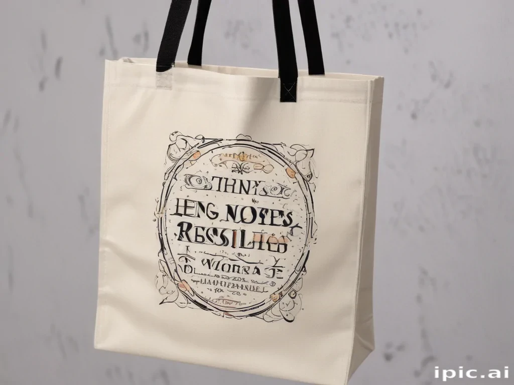 mock up tote bag