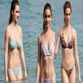 lily james bikini pics