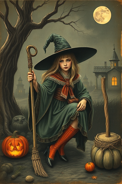 vintage witch images