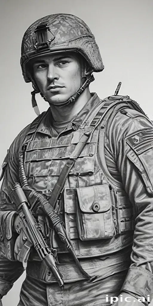 army drawing