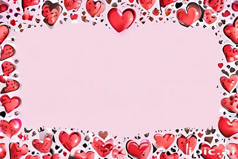 heart border png aesthetic