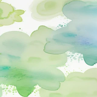 green watercolor background