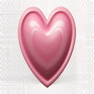 pink heart png transparent