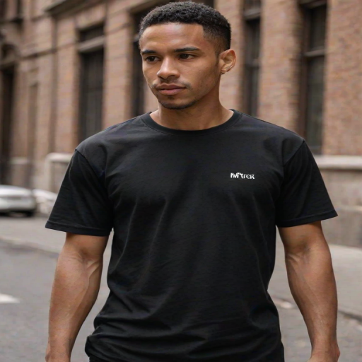 black mockup shirt